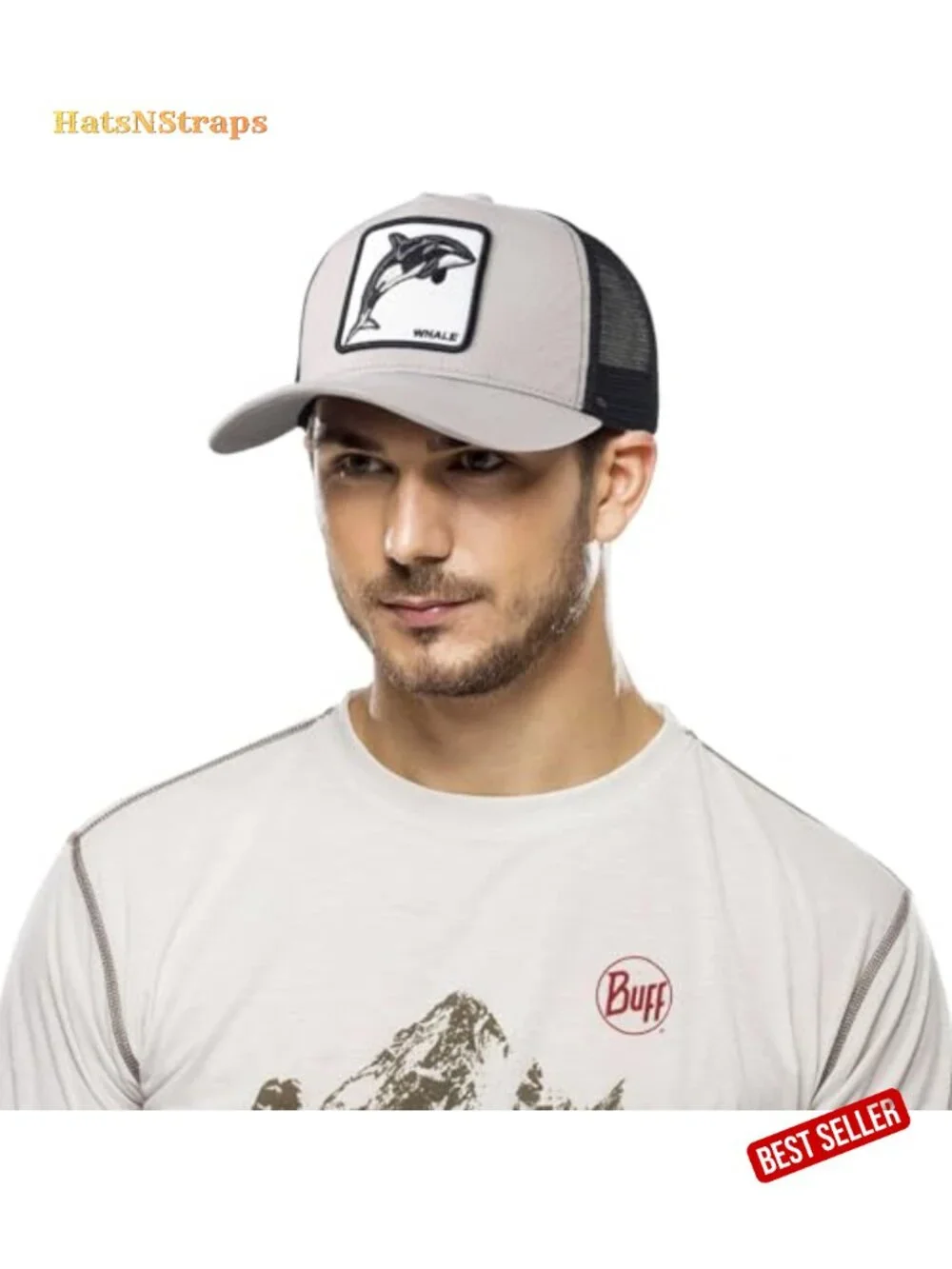 Animal Embroidered Mesh Trucker Hat Adjustable Snapback Unisex Baseball Cap